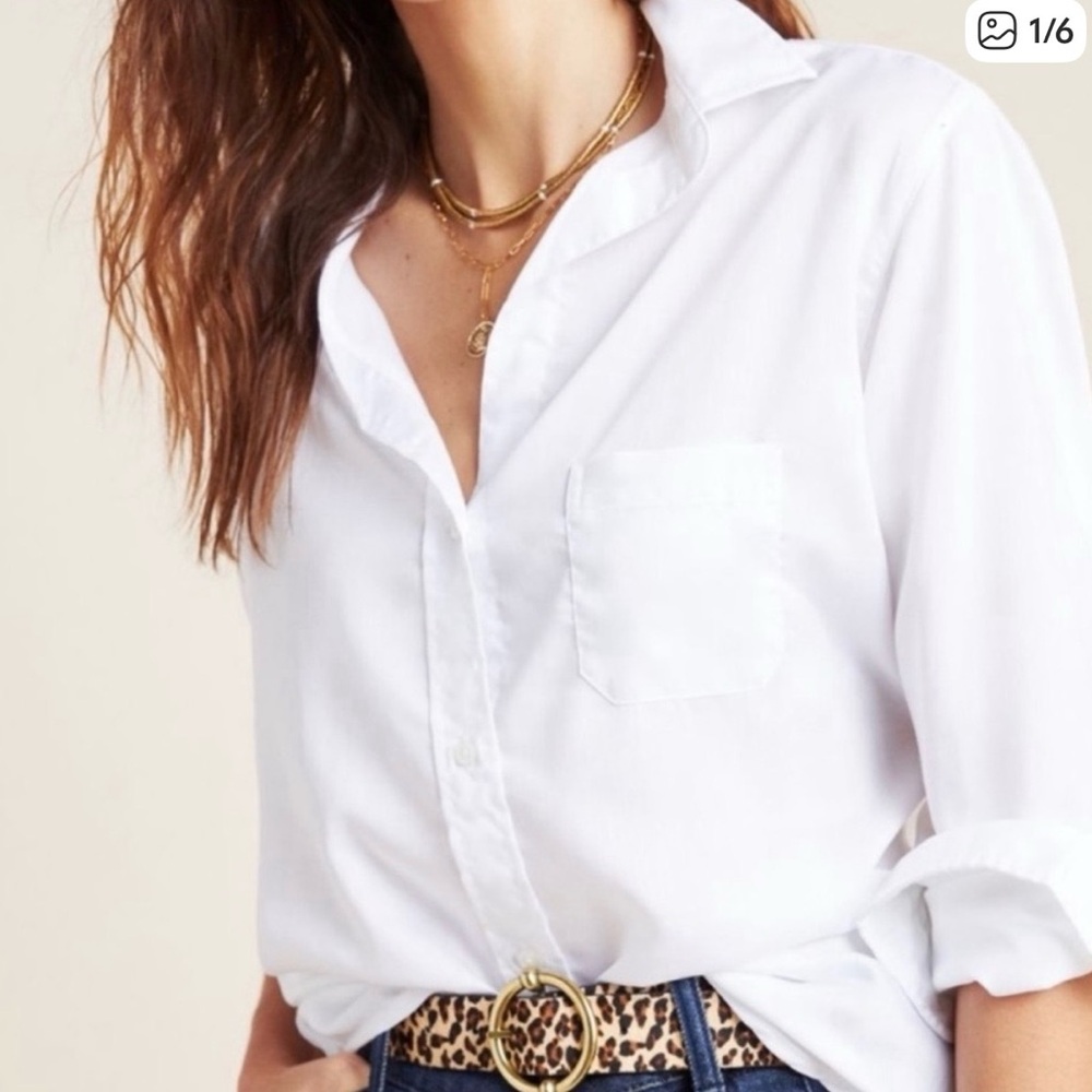 White Button down